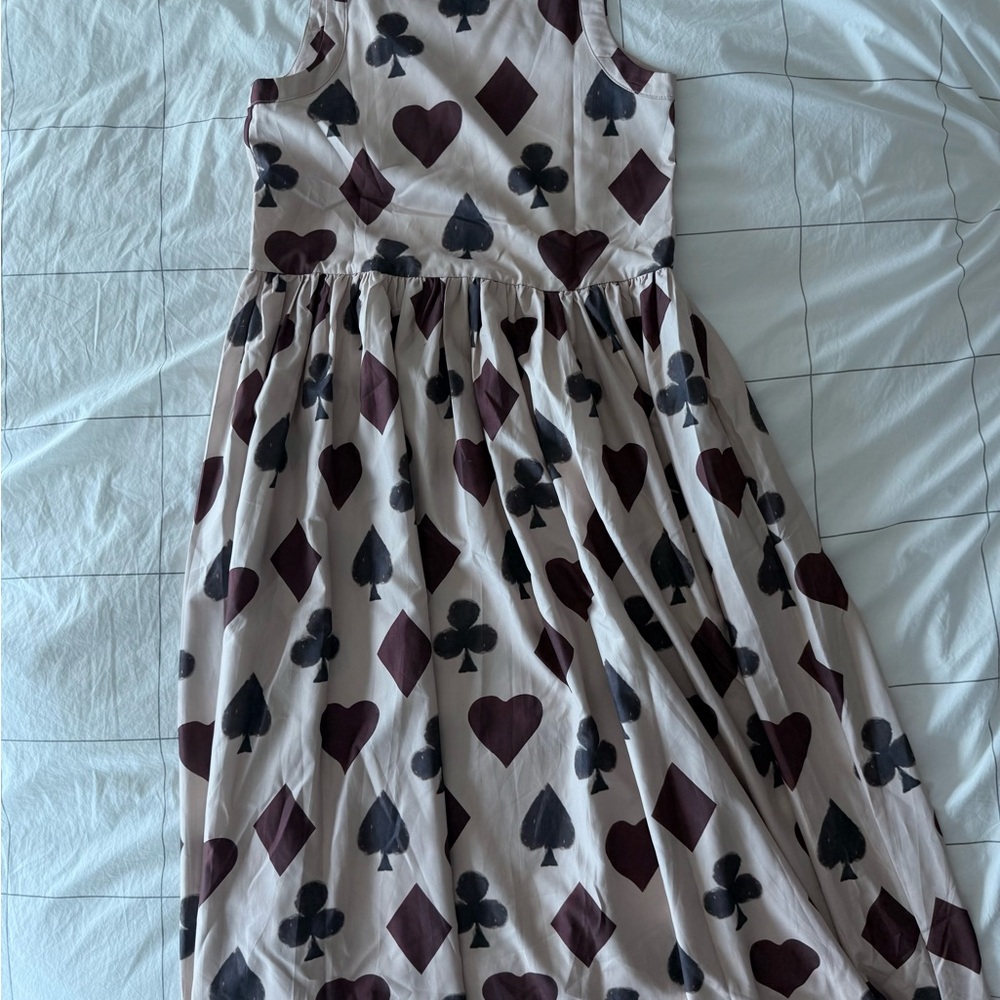 Poker Card Pattern Dress